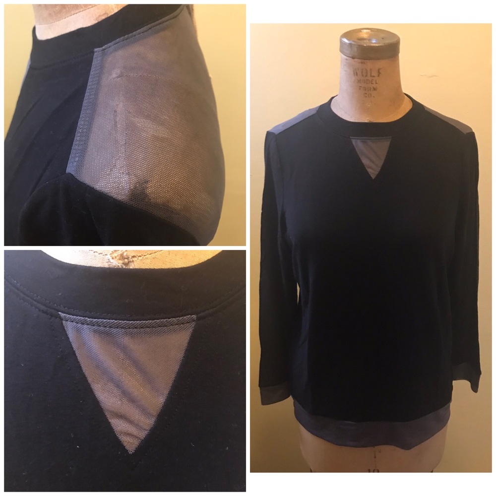Triple Five Soul Knit & Mesh Top